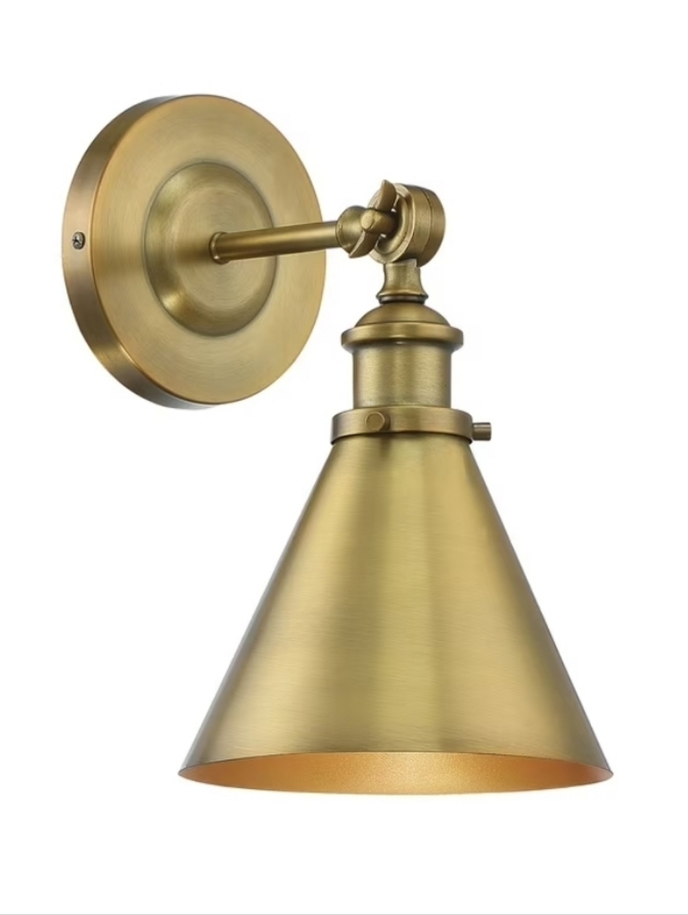 Savoy House Glenn 1 - Light Wall Light in Warm Brass NIB
